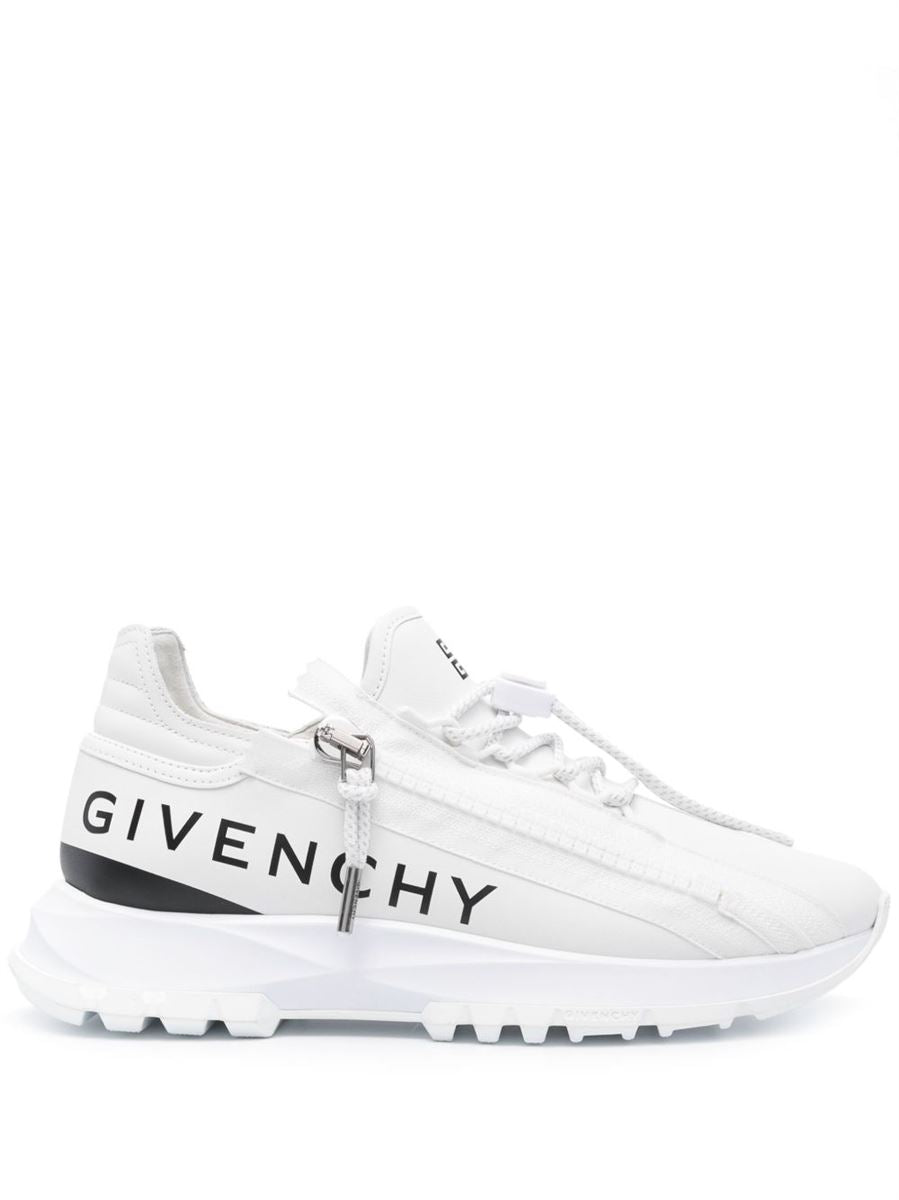 SPECTRE LOGO-PRINT LEATHER SNEAKERS-GIVENCHY-Verso