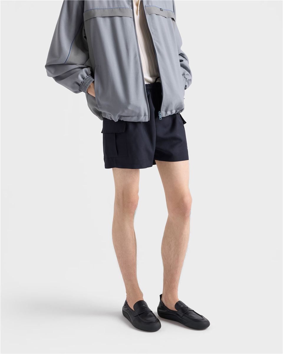 Speedrock leather loafers-PRADA-Verso