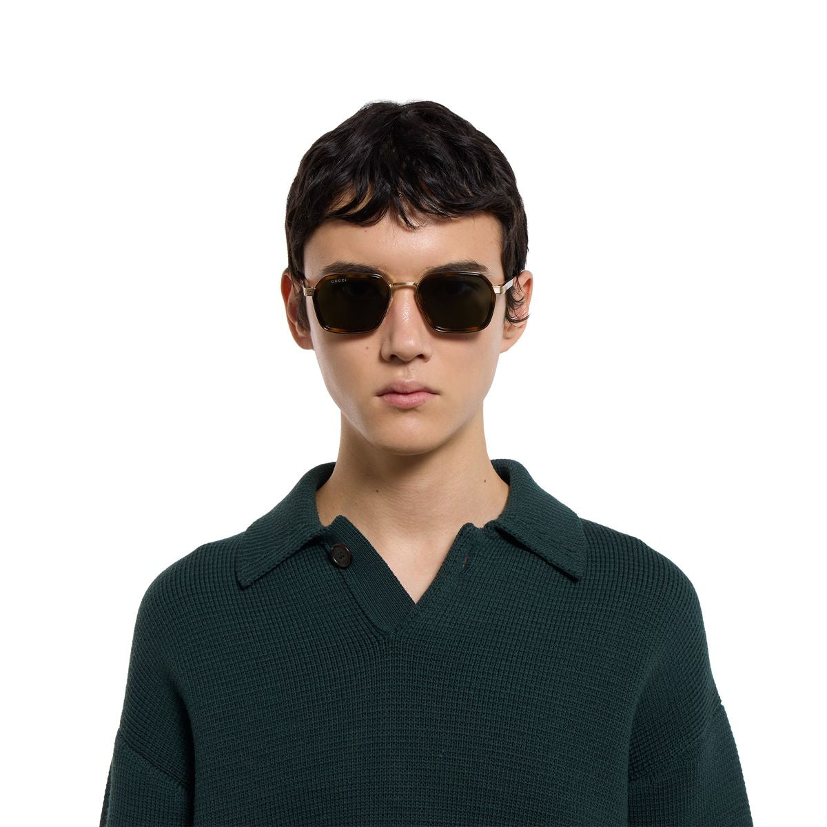 Square frame sunglasses-GUCCI-Verso