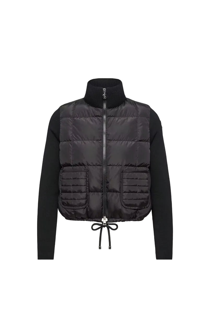 Square-quilted padded wool zip-up cardigan-MONCLER-312390-S-Verso