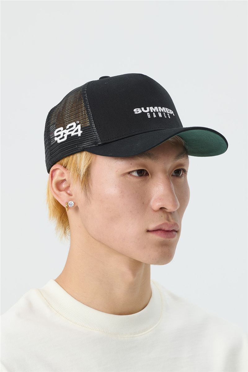 stack logo trucker cap-SUMMER GAMES-Verso