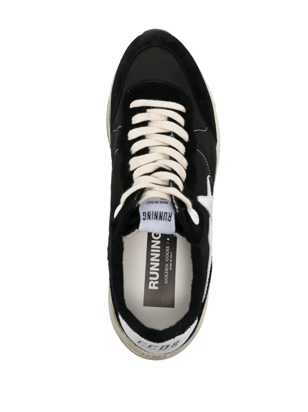 Star-patch lace-up sneakers-GOLDEN GOOSE-Verso