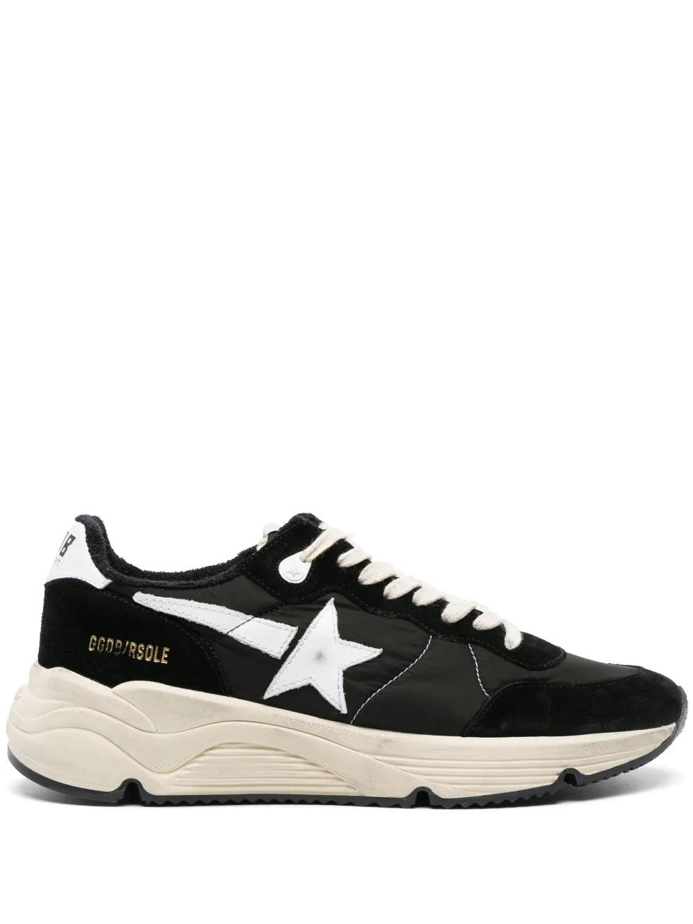 Star-patch lace-up sneakers-GOLDEN GOOSE-Verso