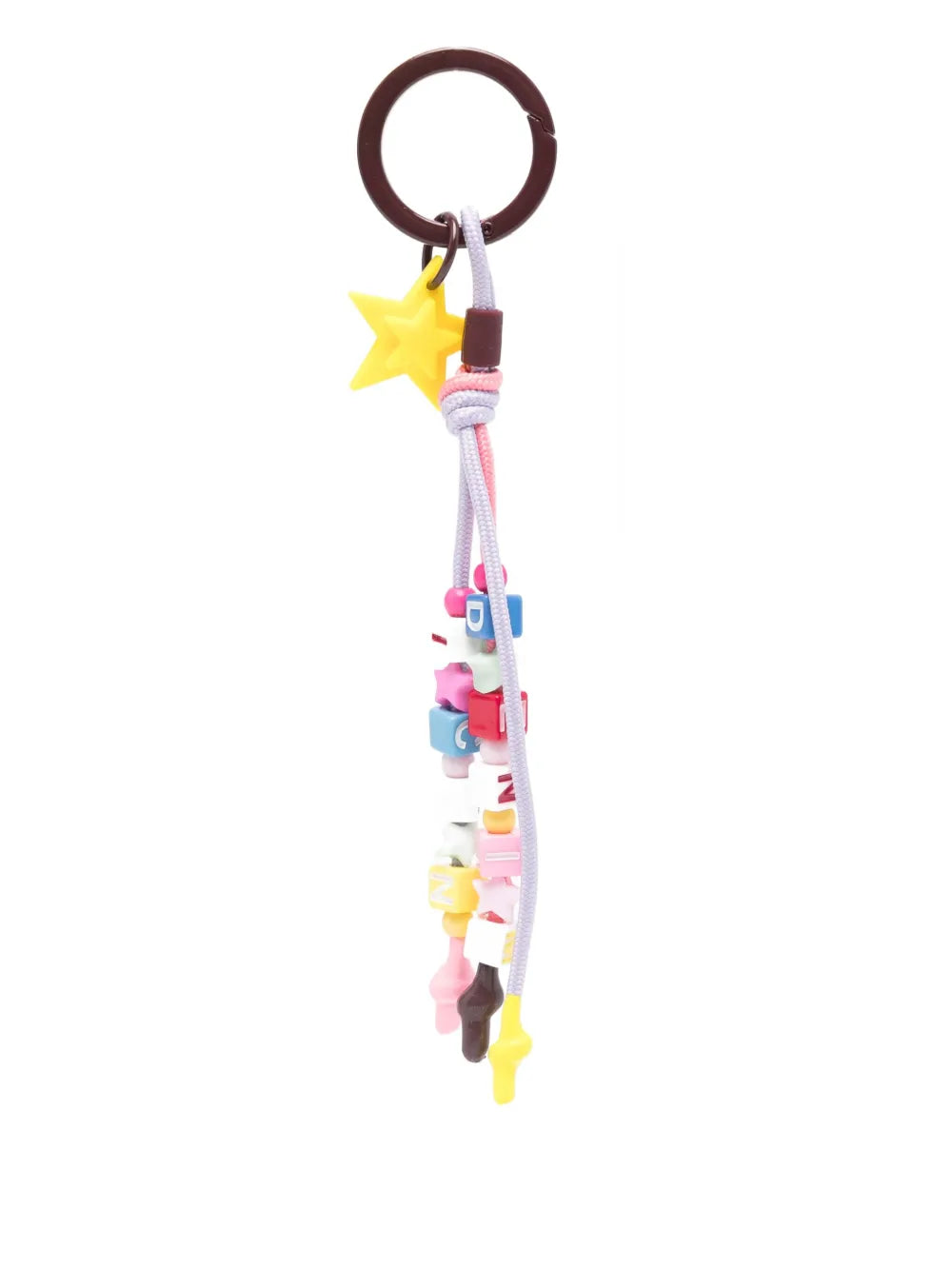 Star-shaped beaded keyring-ICON DENIM-Verso
