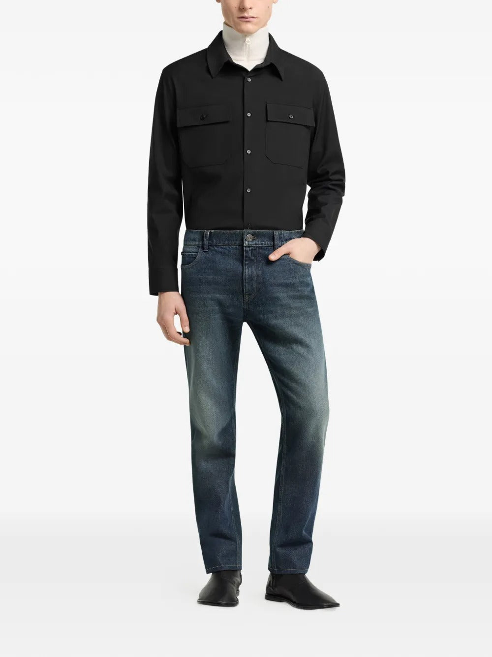 Straight-leg jeans-COURRÈGES-Verso
