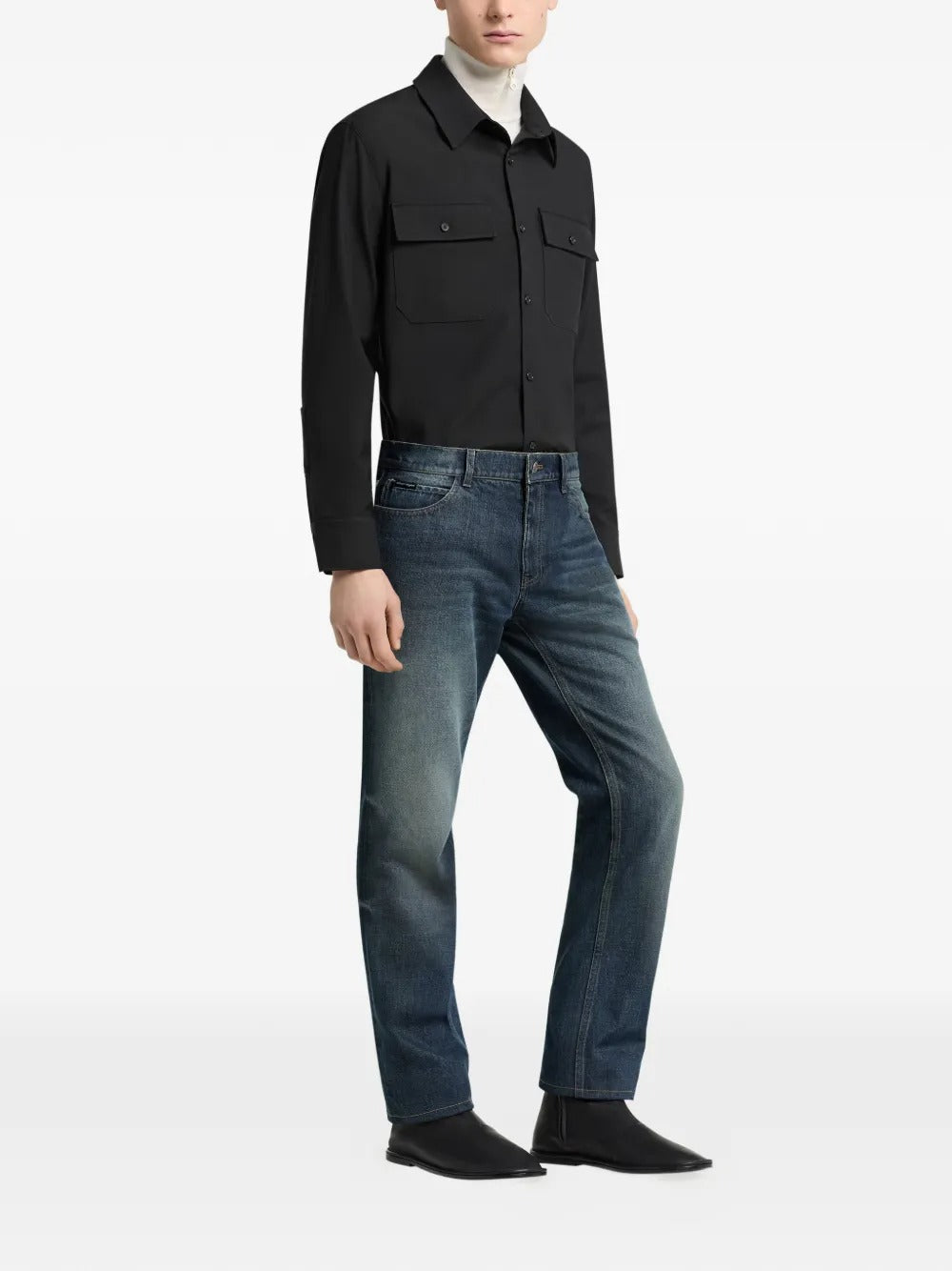 Straight-leg jeans-COURRÈGES-Verso