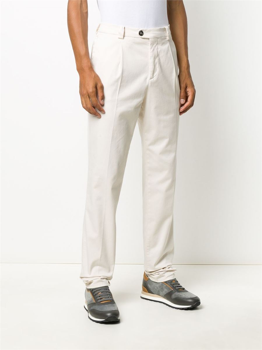 STRAIGHT-LEG TROUSERS-BRUNELLO CUCINELLI-Verso