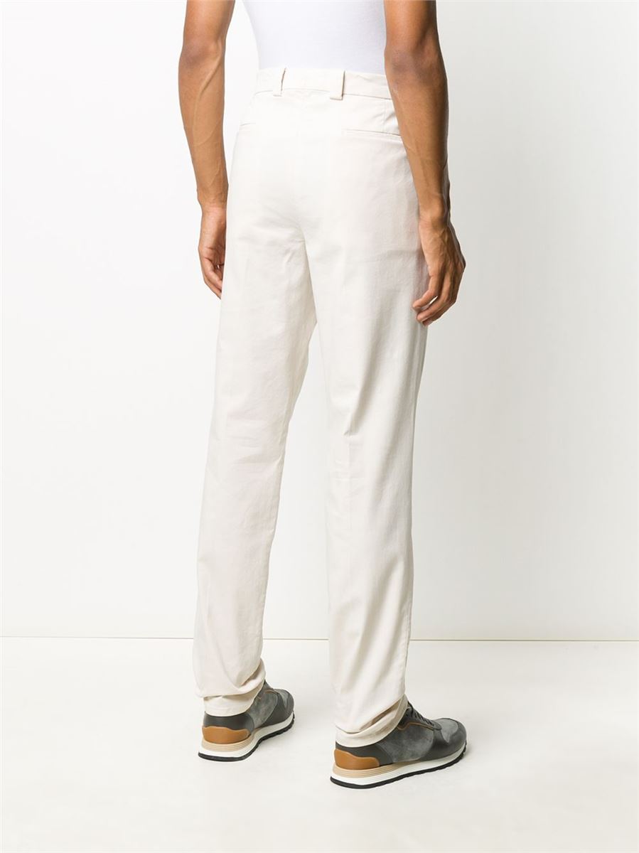 STRAIGHT-LEG TROUSERS-BRUNELLO CUCINELLI-Verso