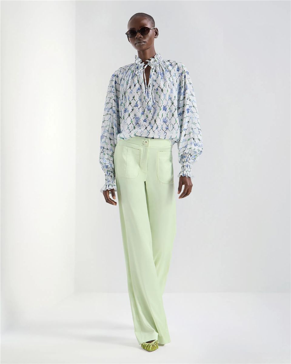 Straight-leg trousers with pockets-GENNY-Verso