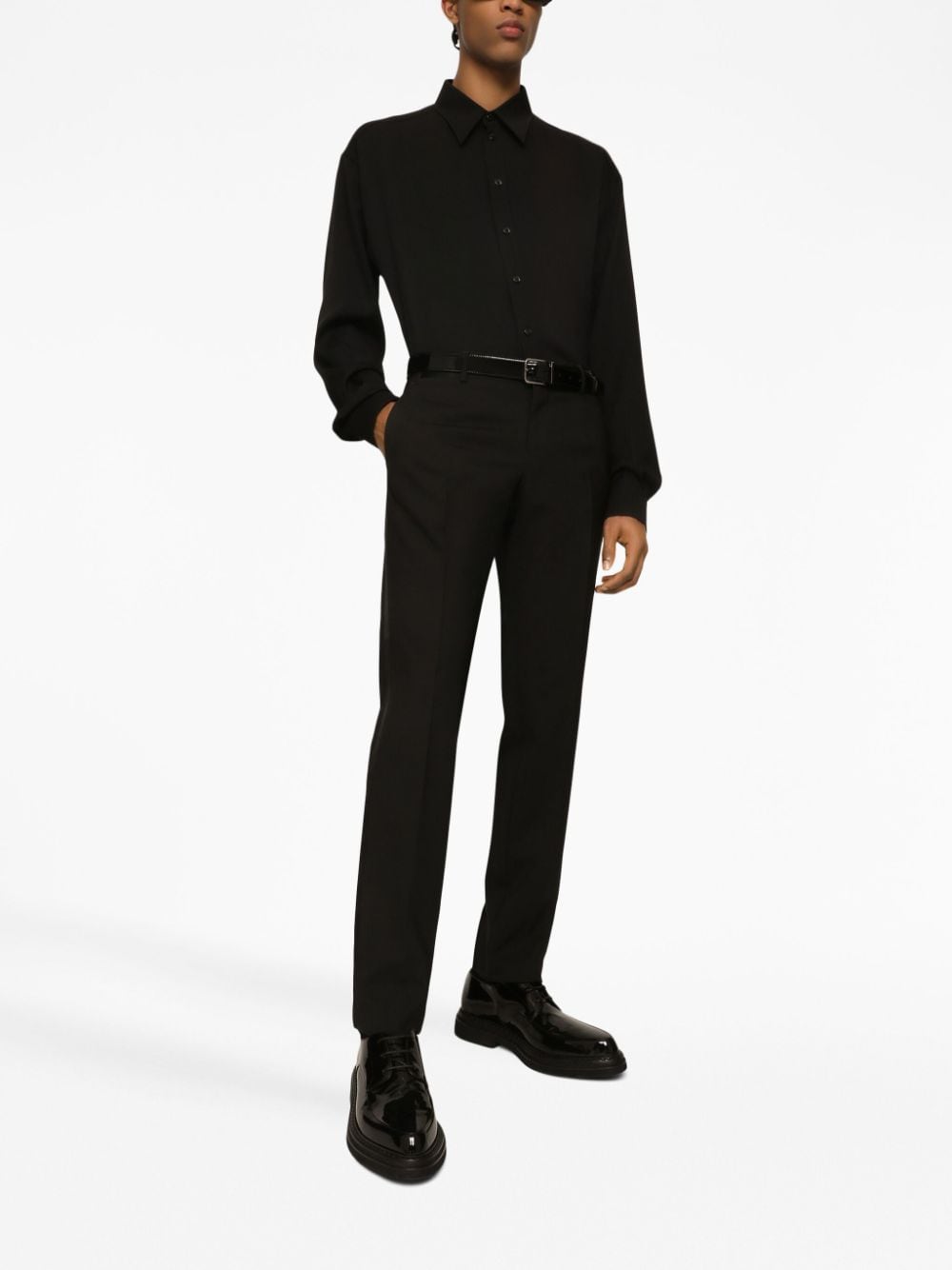STRAIGHT-LEG TUXEDO TROUSERS -  DOLCE & GABBANA -  Verso
