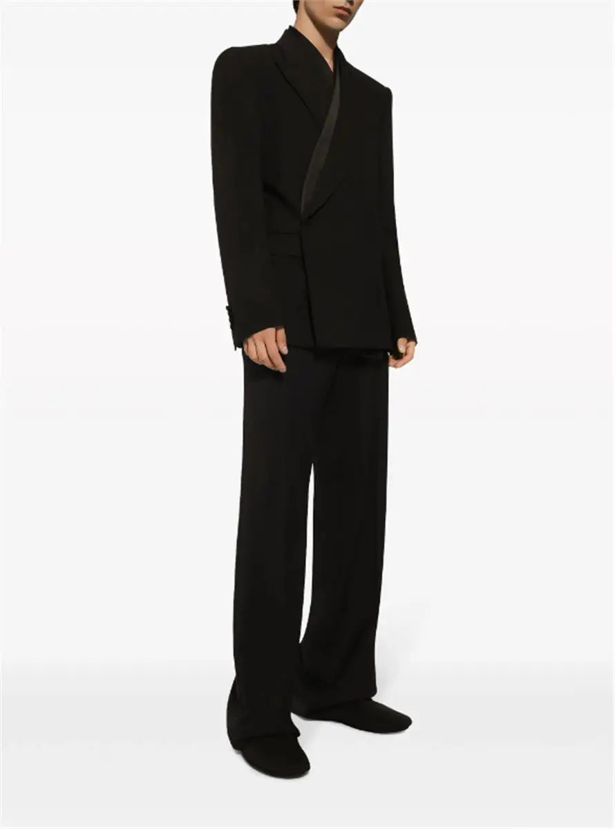 STRAIGHT-LEG WOOL TROUSERS DOLCE & GABBANA