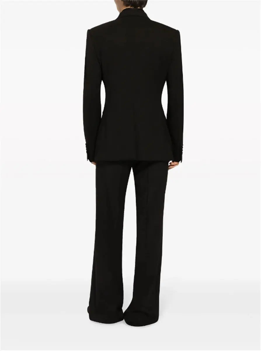STRAIGHT-LEG WOOL TROUSERS DOLCE & GABBANA