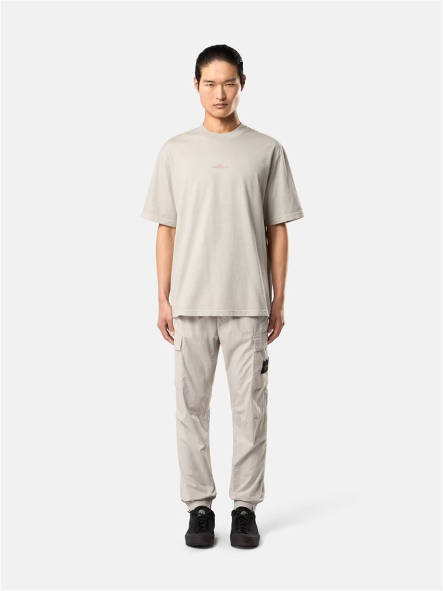 Stretch cotton tela 'paracadute'-STONE ISLAND-Verso