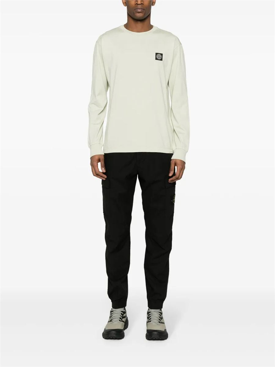 Stretch cotton tela 'paracadute'-STONE ISLAND-Verso