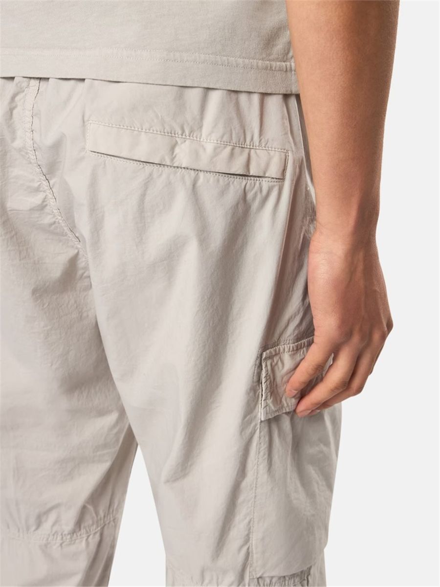 Stretch cotton tela 'paracadute'-STONE ISLAND-Verso