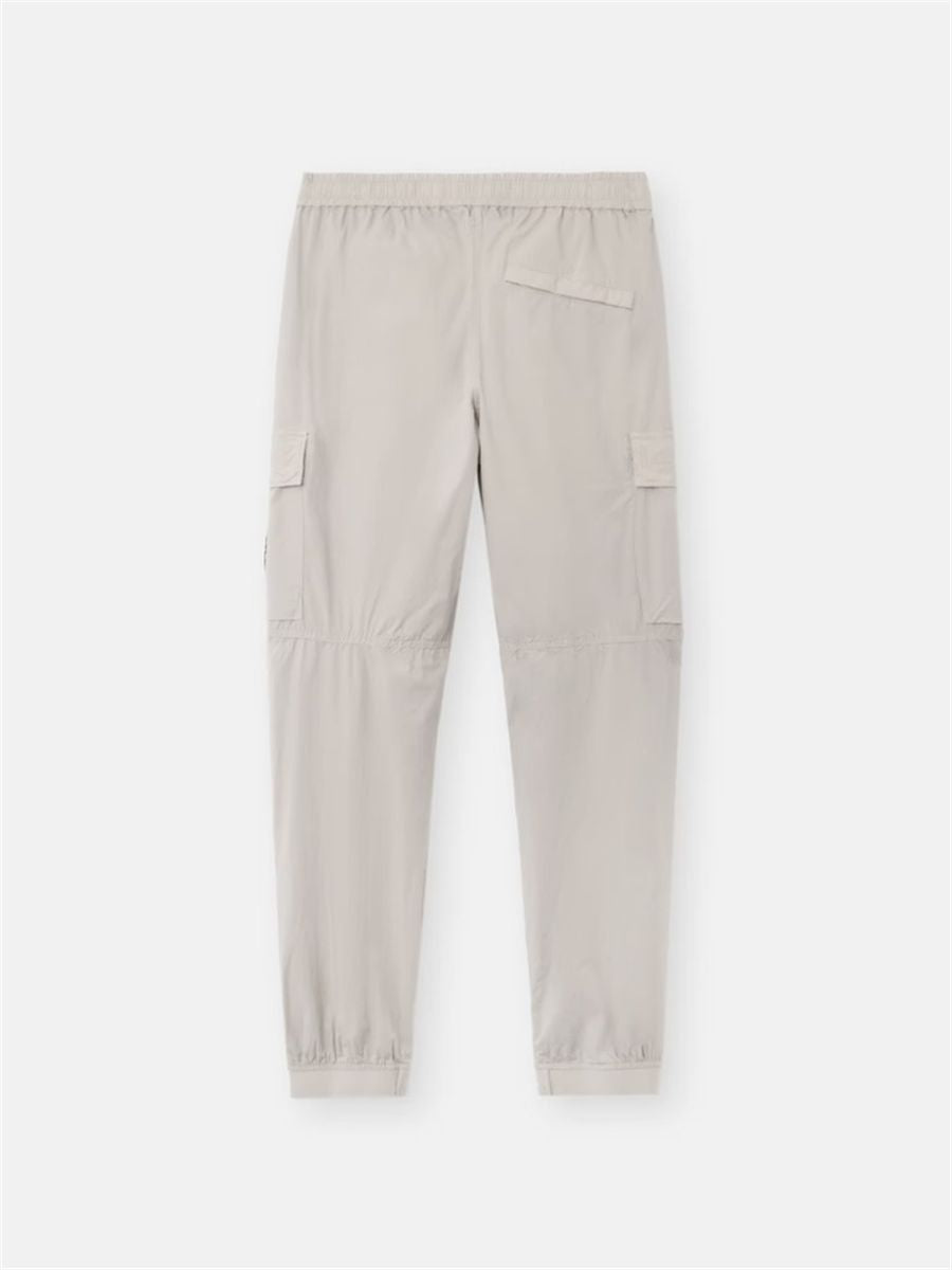 Stretch cotton tela 'paracadute'-STONE ISLAND-Verso
