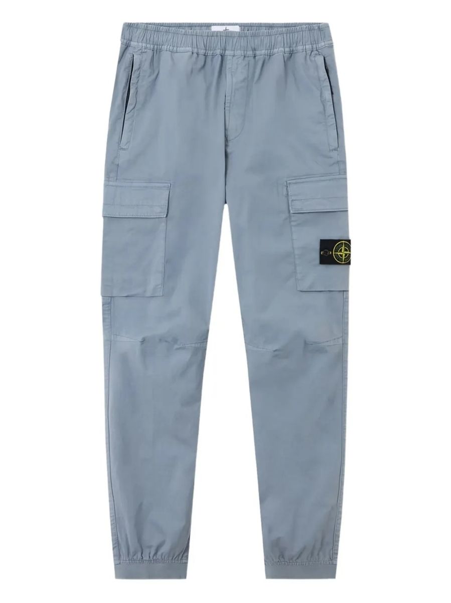 Stretch cotton tela 'paracadute'-STONE ISLAND-Verso