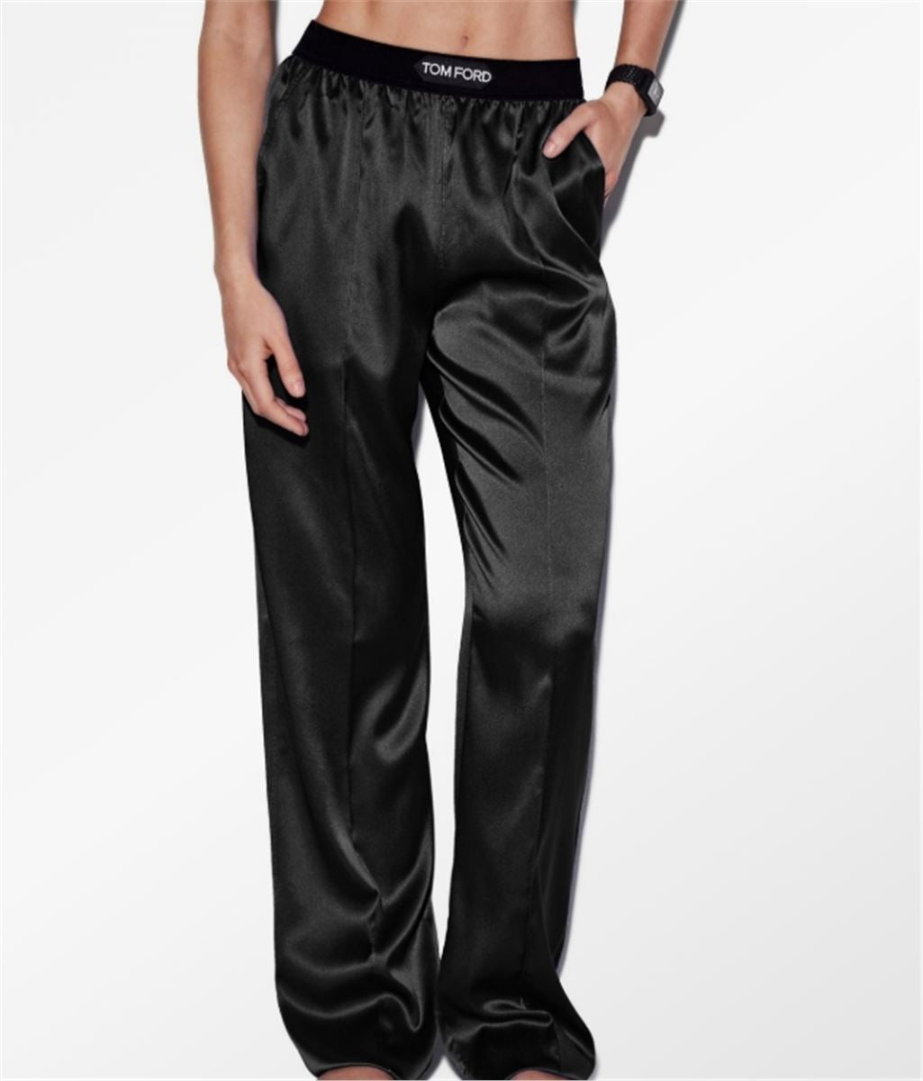 STRETCH SILK SATIN PJ PANTS-TOM FORD-Verso