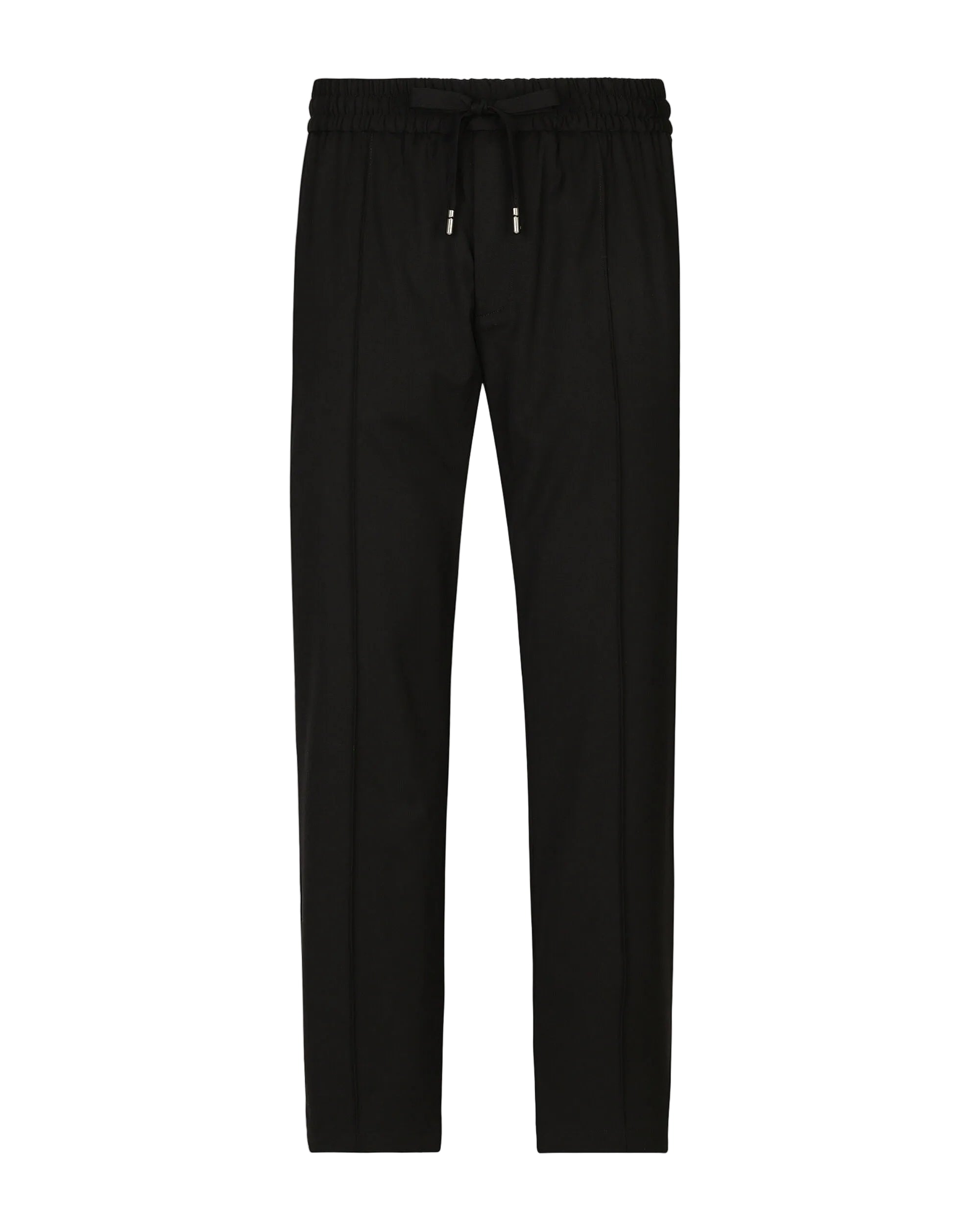 Stretch wool jogging pants-DOLCE&GABBANA-Verso