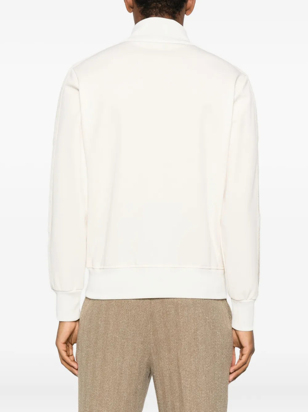 Stripe-detail zip-up sweatshirt-PALM ANGELS-Verso