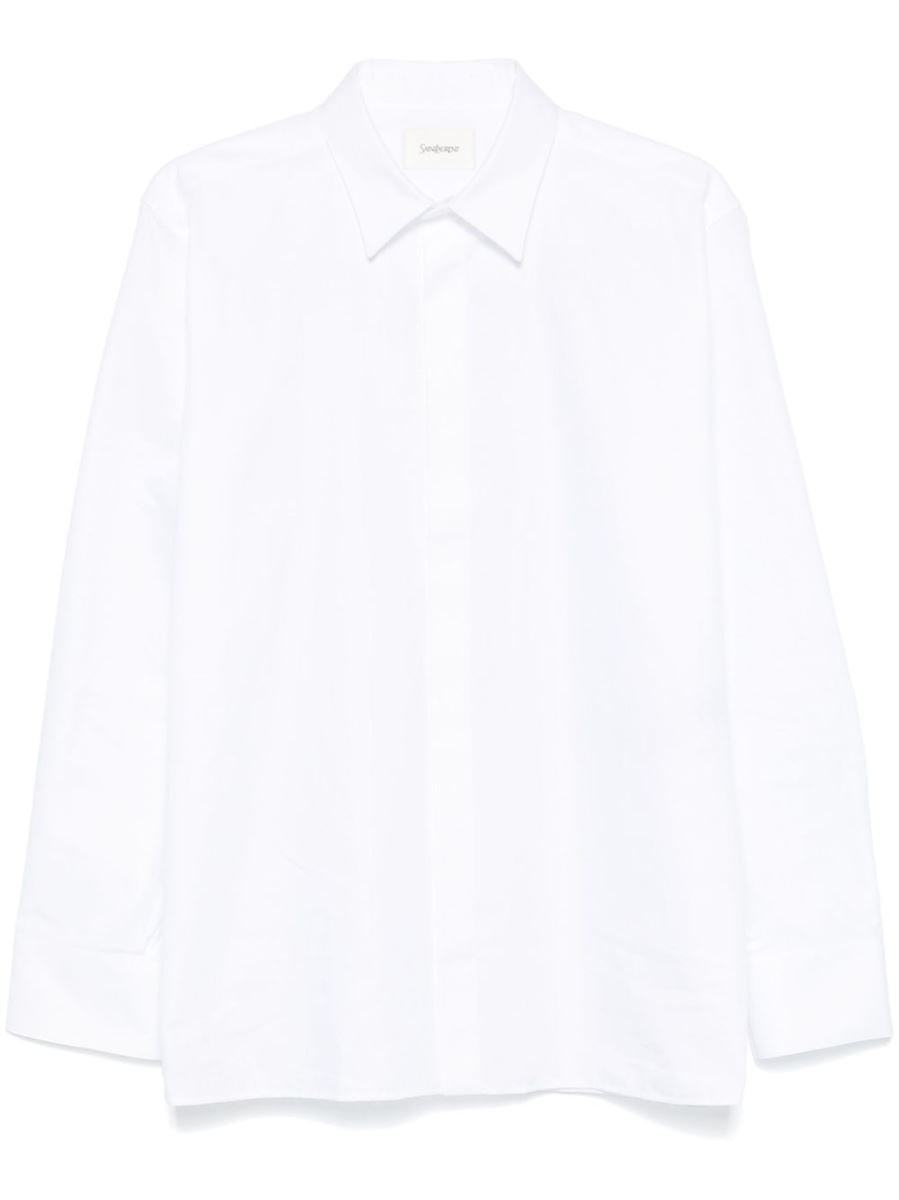 STRIPE-JACQUARD SHIRT SAINT LAURENT