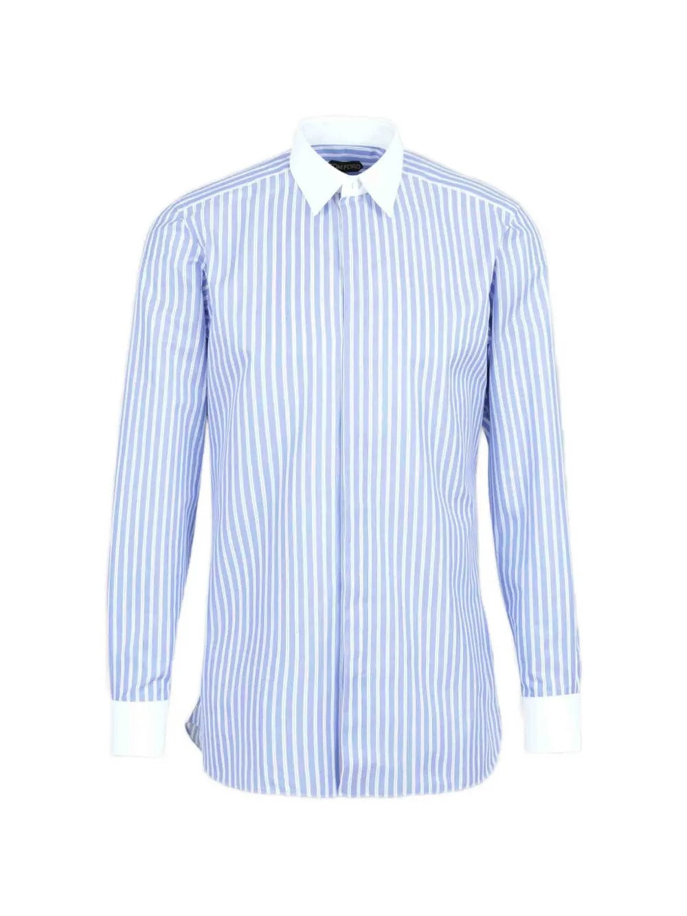 Striped button shirt-TOM FORD-307820-39-Verso