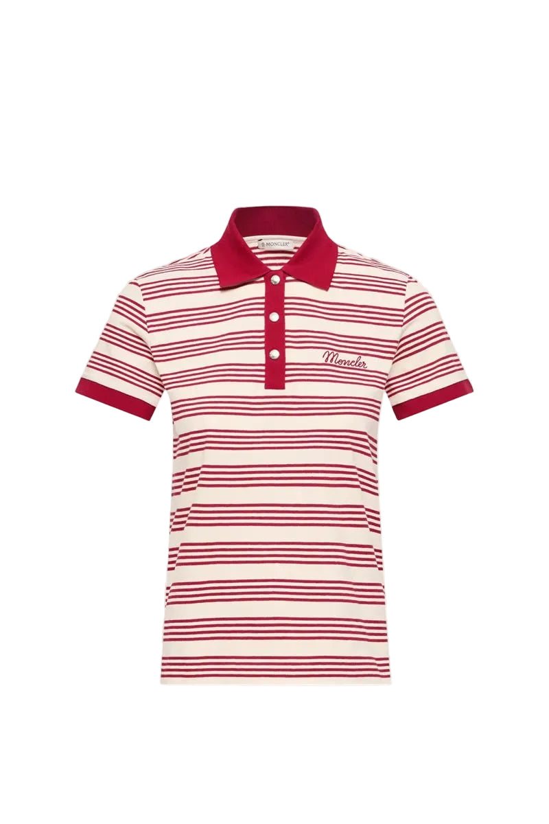 Striped cotton polo shirt-MONCLER-308162-XS-Verso