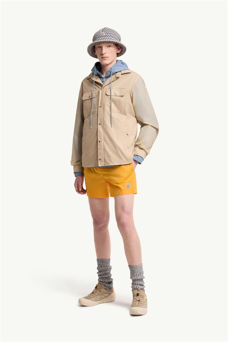Striped cotton poplin shirt-MONCLER-Verso