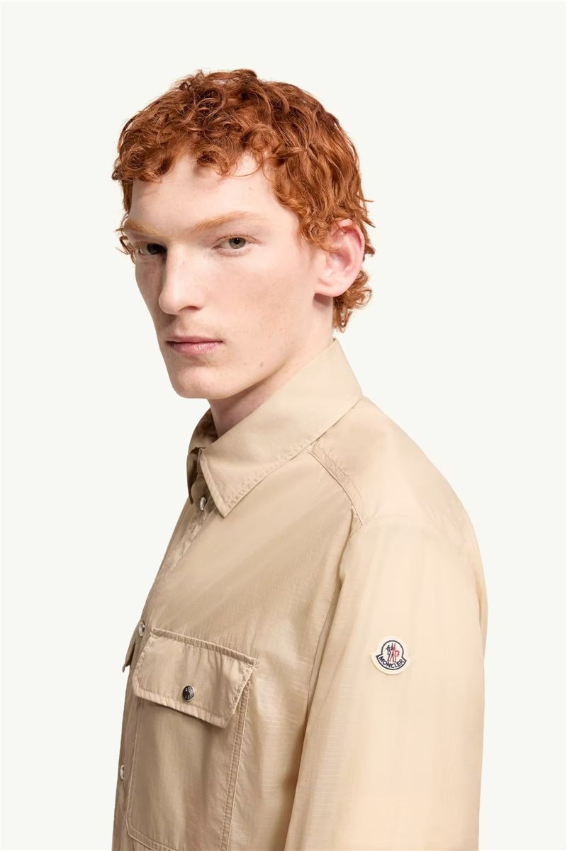 Striped cotton poplin shirt-MONCLER-Verso
