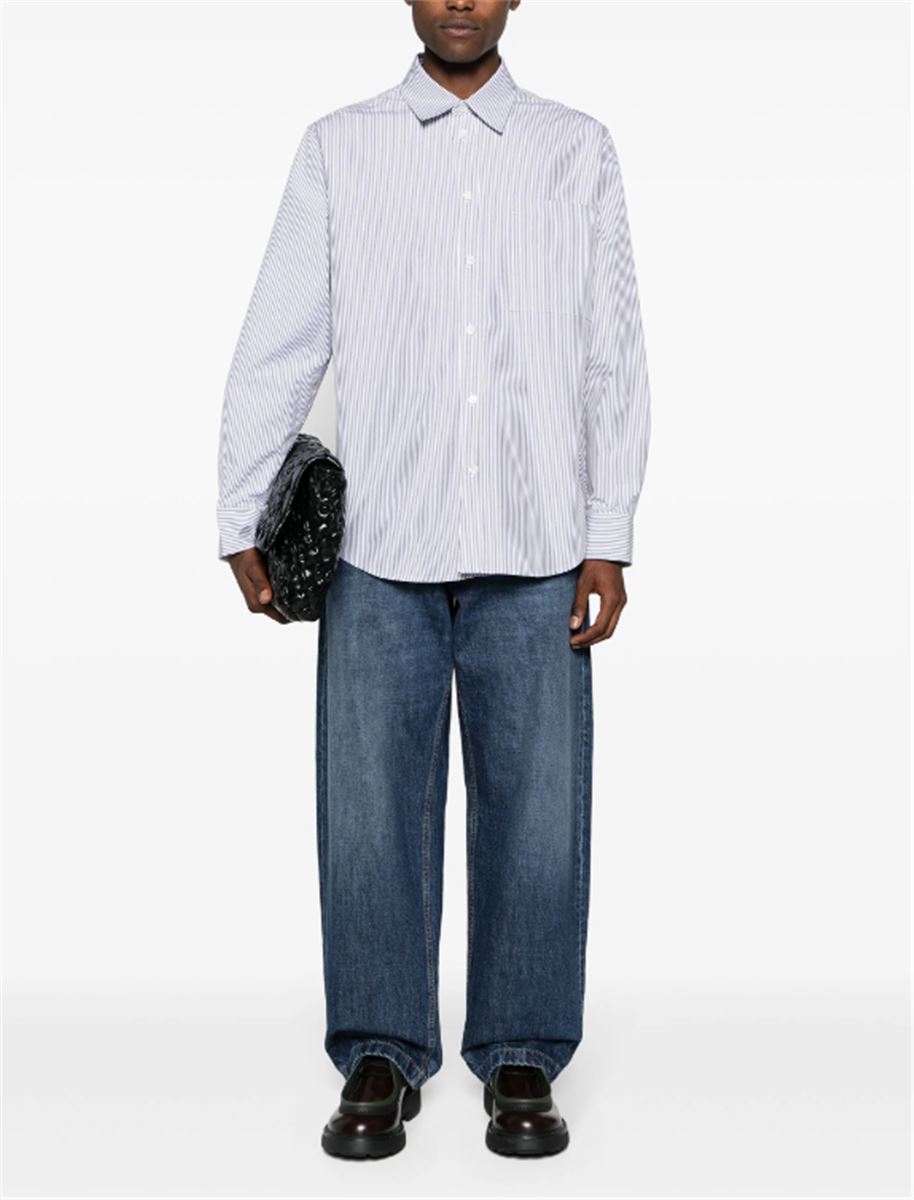 STRIPED COTTON SHIRT BOTTEGA VENETA