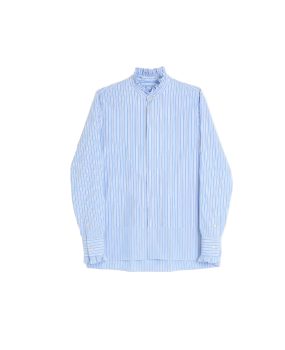 striped cotton shirt-VALENTINO-Verso