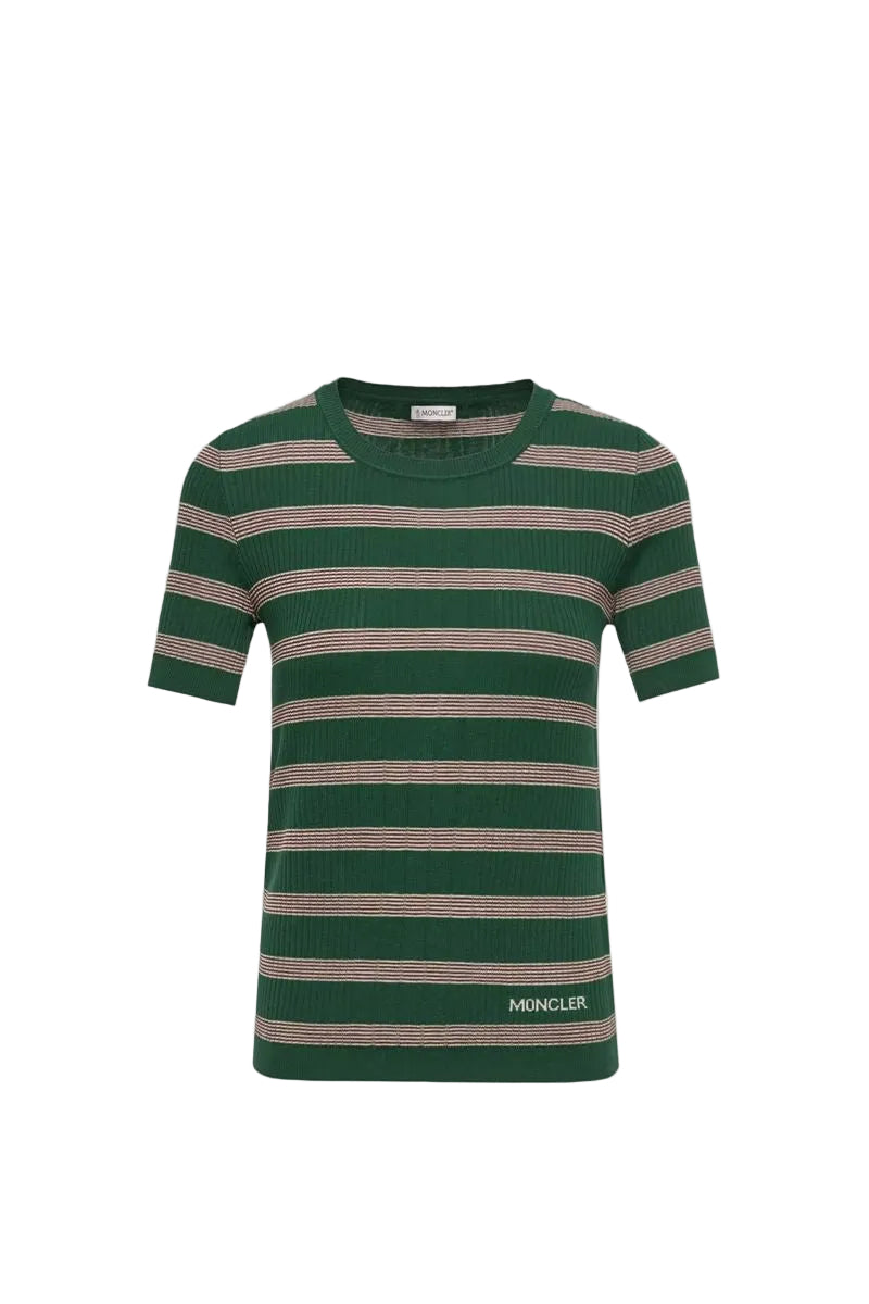 Striped Cotton T-shirt-MONCLER-310243-S-Verso