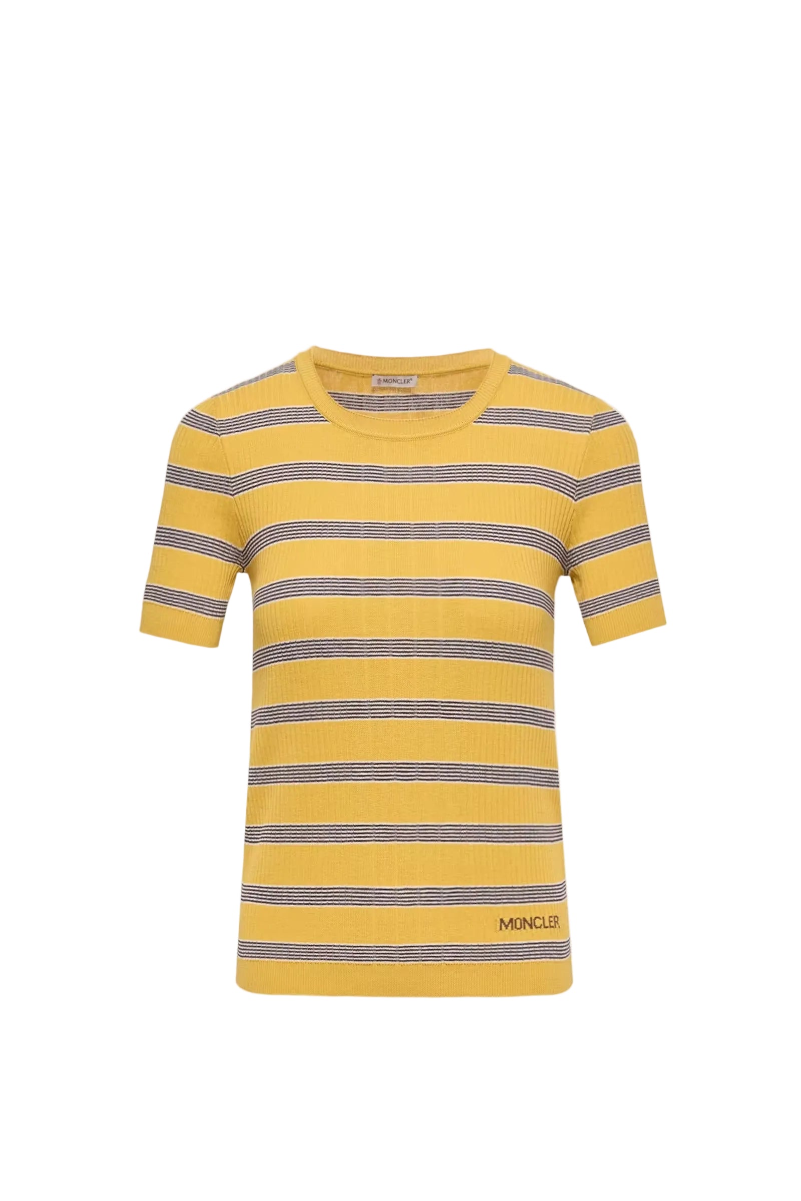 Striped Cotton T-shirt-MONCLER-310247-S-Verso