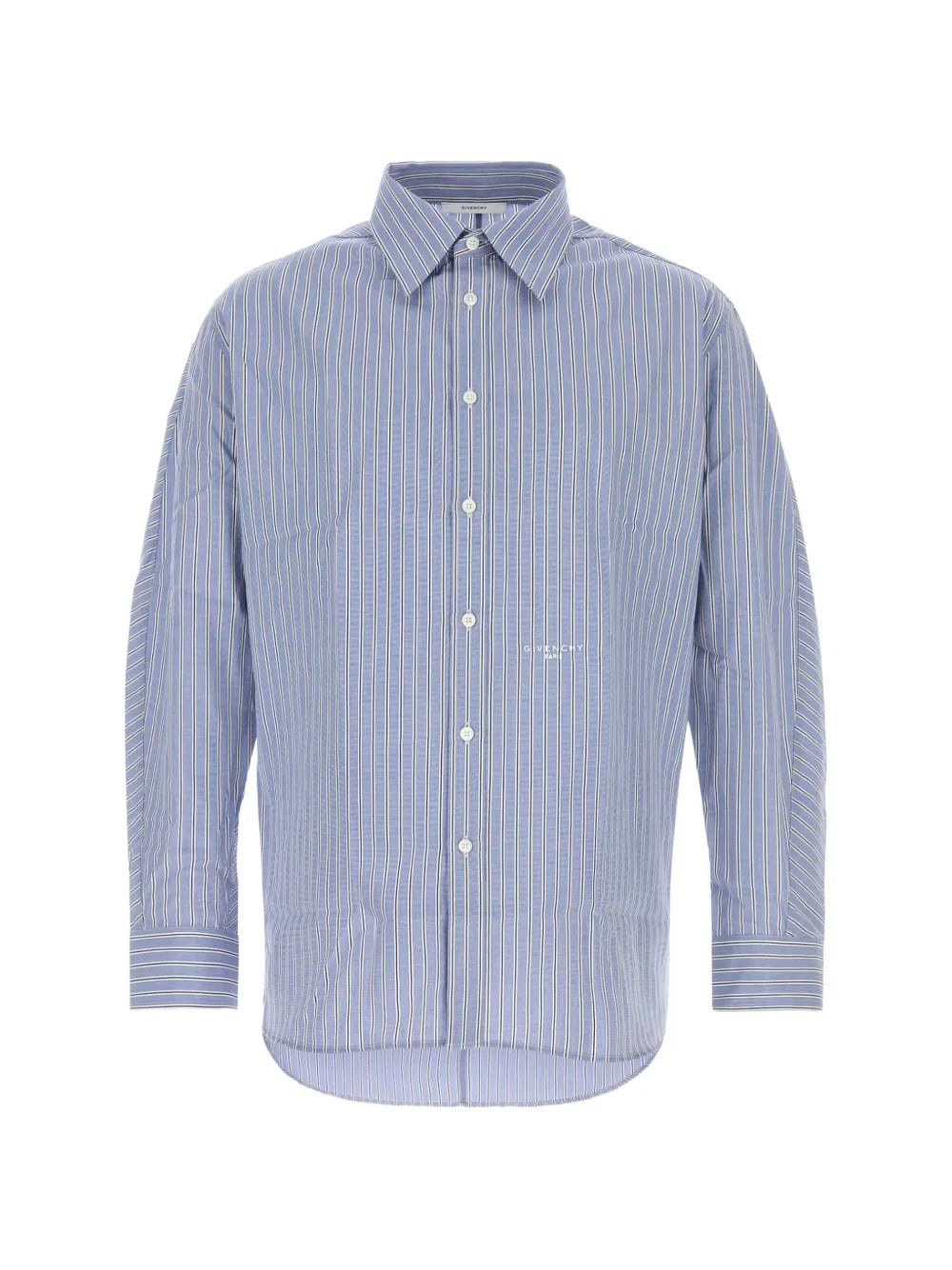 Striped embroidered-logo shirt-GIVENCHY-Verso