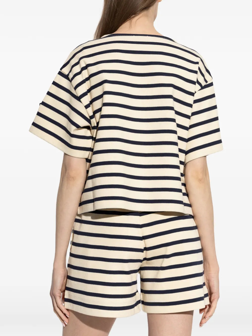Striped logo-print t-shirt-MONCLER-Verso