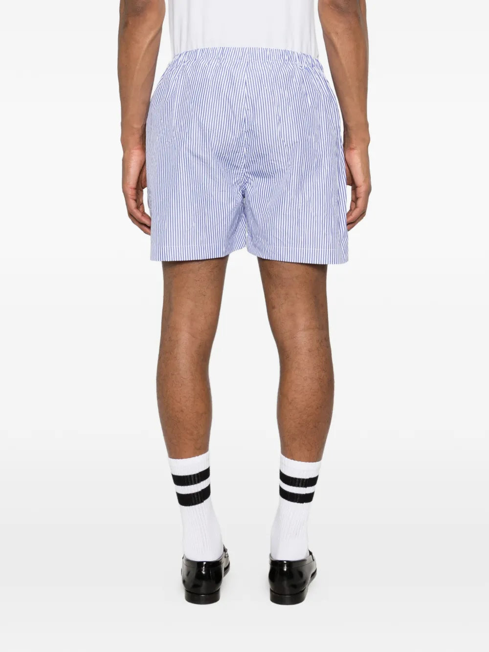 Striped-pattern shorts-WILLY CHAVARRIA-Verso