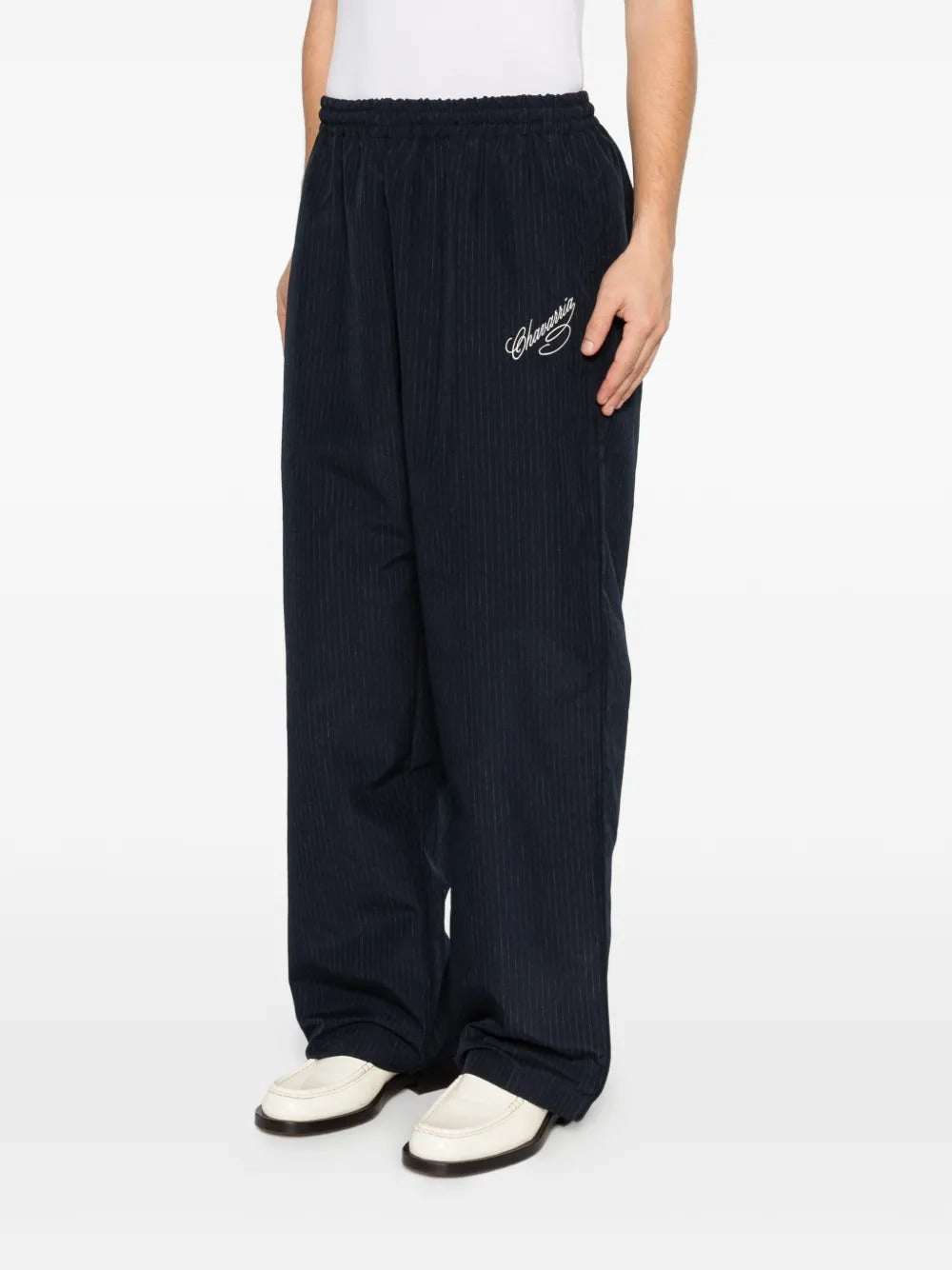 Striped-pattern trousers-WILLY CHAVARRIA-Verso