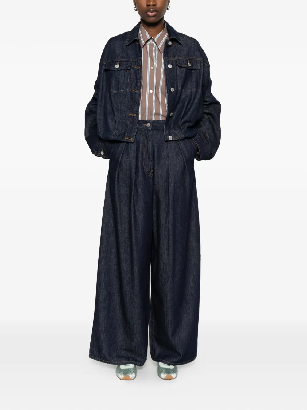 Striped pocket shirt-VINCE-Verso