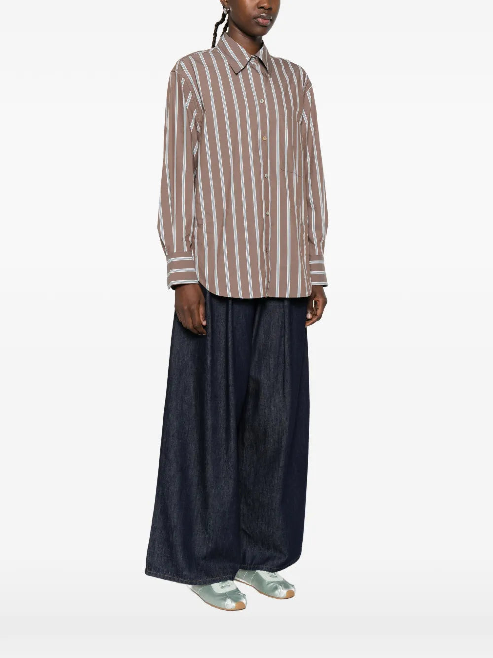 Striped pocket shirt-VINCE-Verso