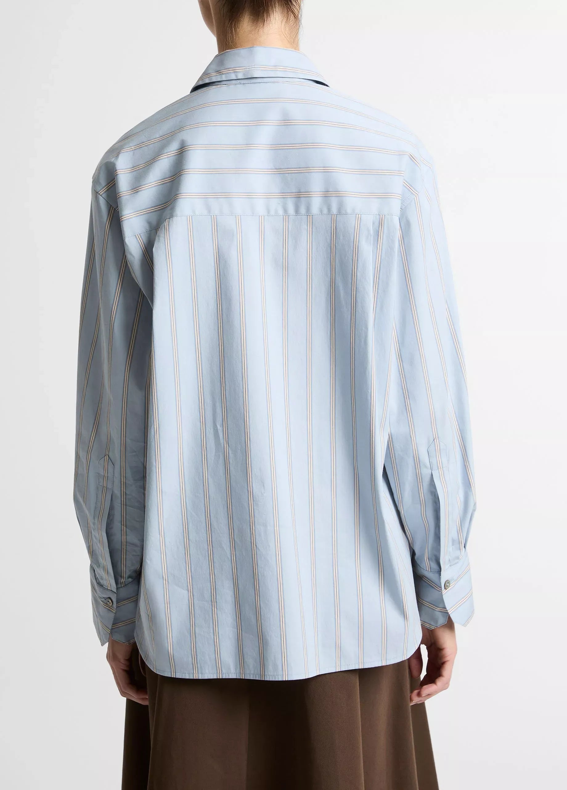 Striped Pocket Shirt-VINCE-Verso