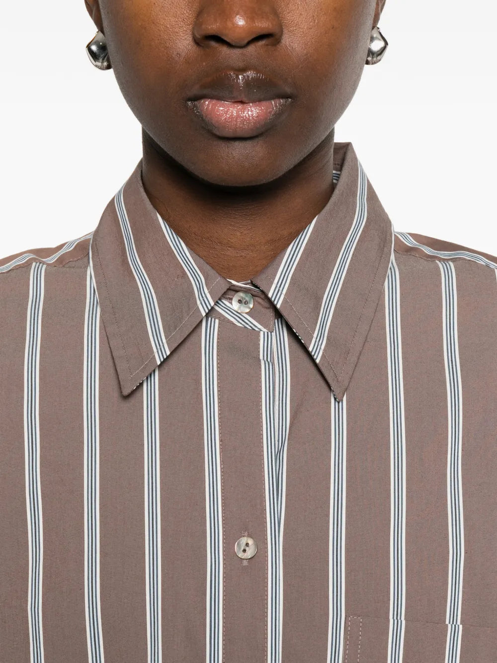 Striped pocket shirt-VINCE-Verso