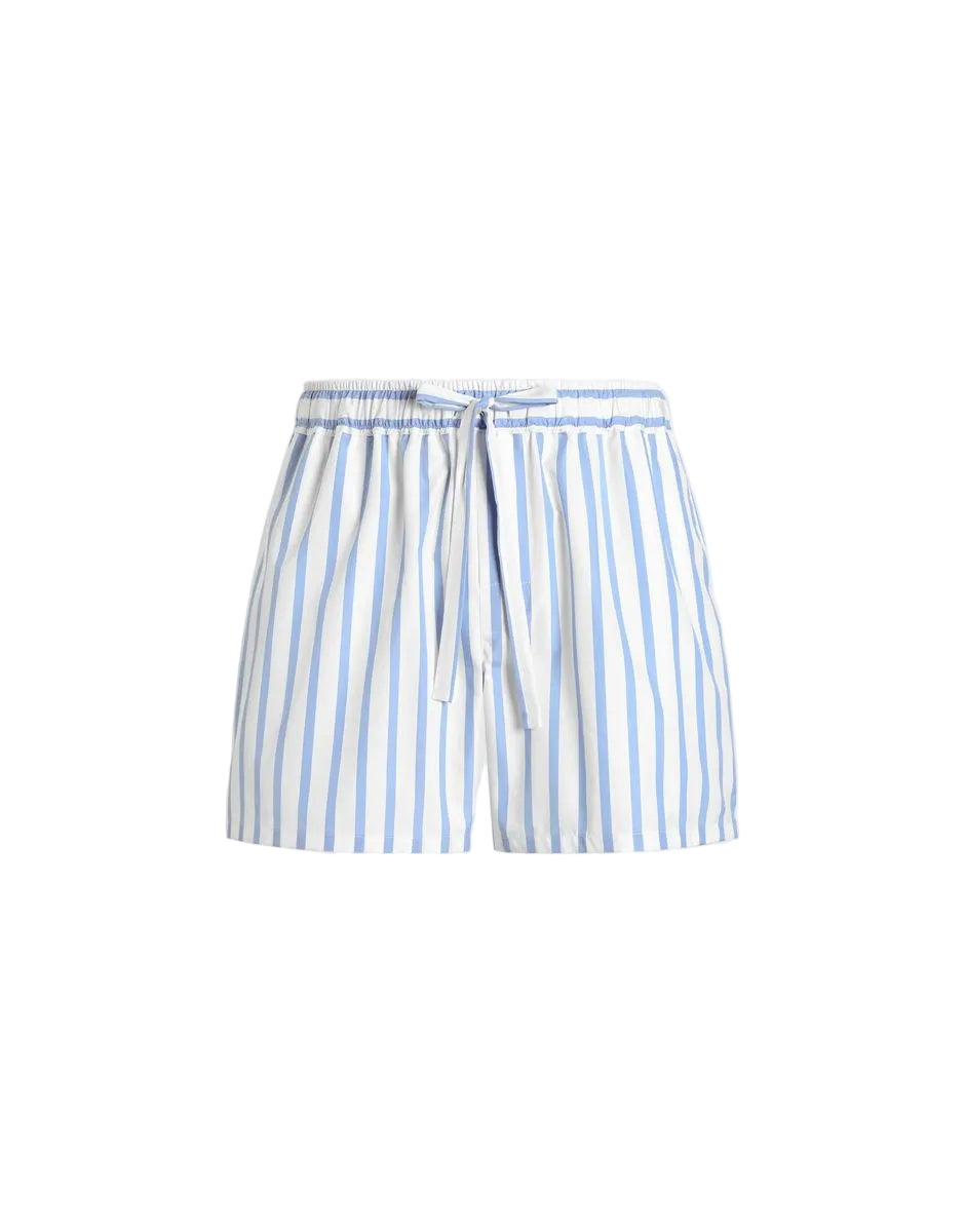 Striped poplin bermuda shorts-DOLCE&GABBANA-306028-46-Verso