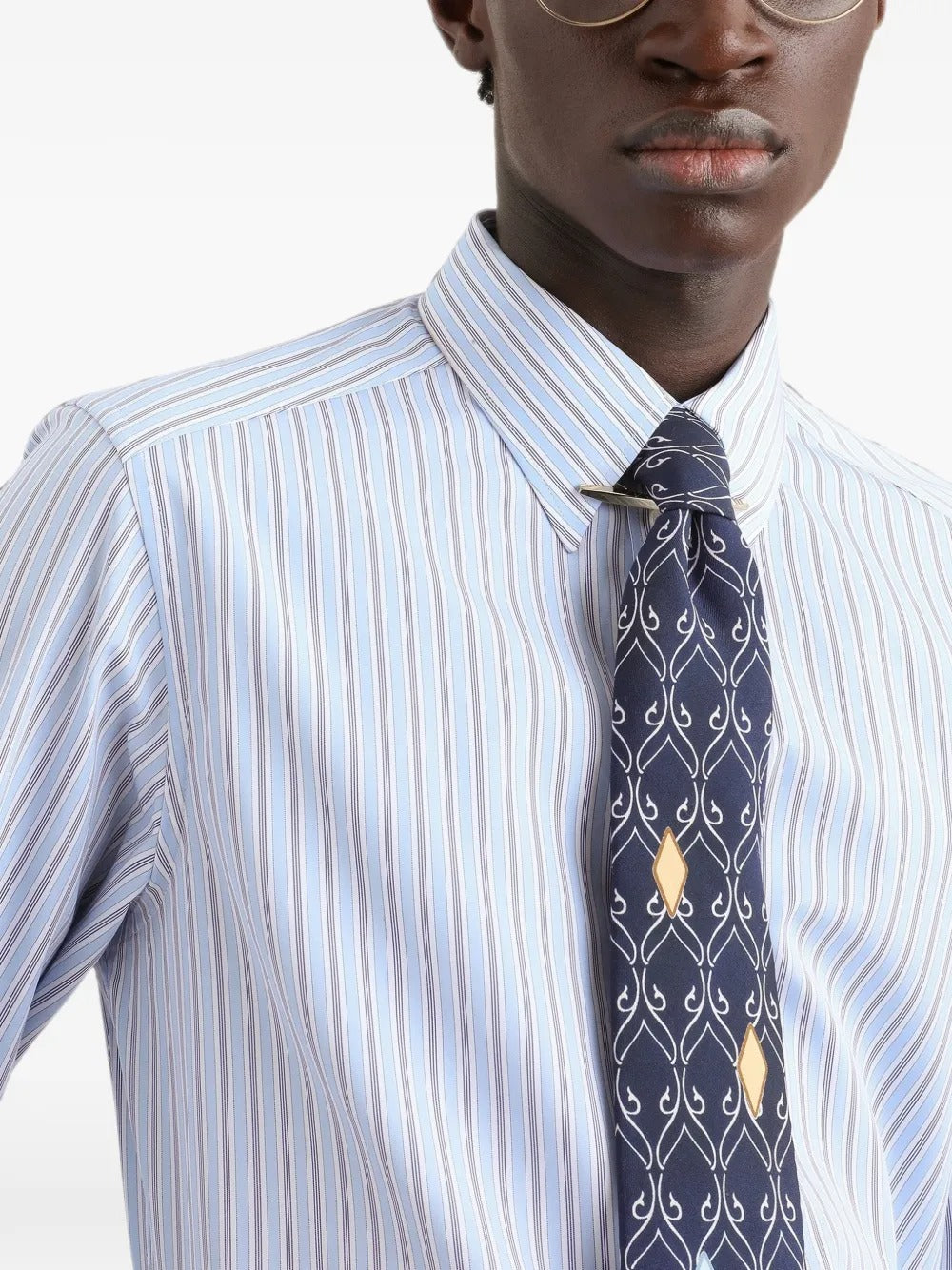 Dolce & gabbana striped poplin martini shirt-DOLCE&GABBANA-Verso
