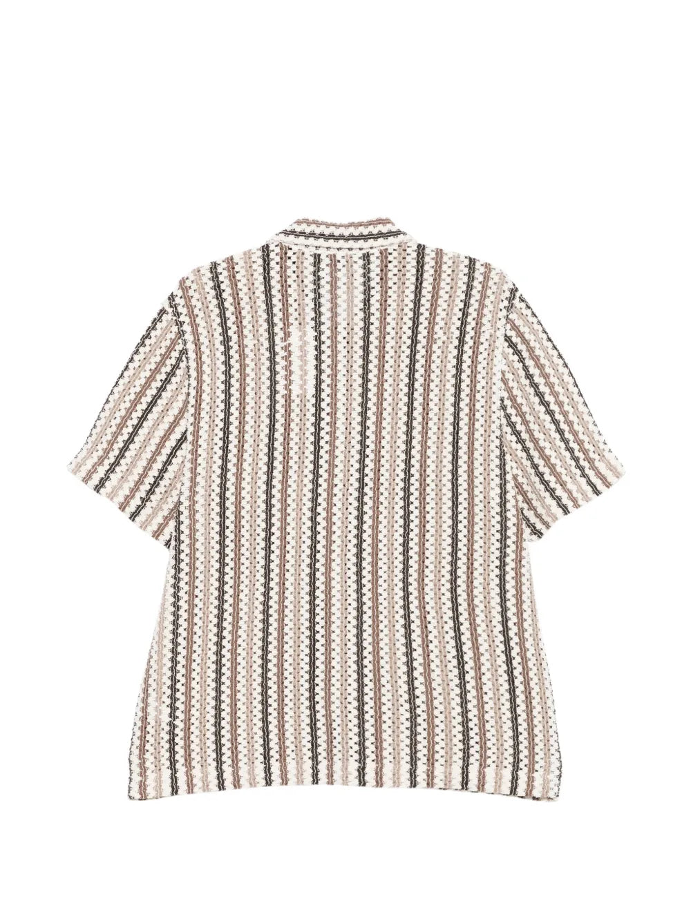 Striped short-sleeve shirt-VINCE-Verso