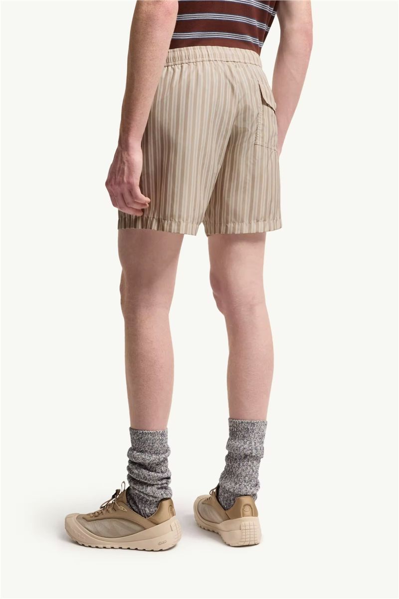 Striped swim shorts-MONCLER-Verso