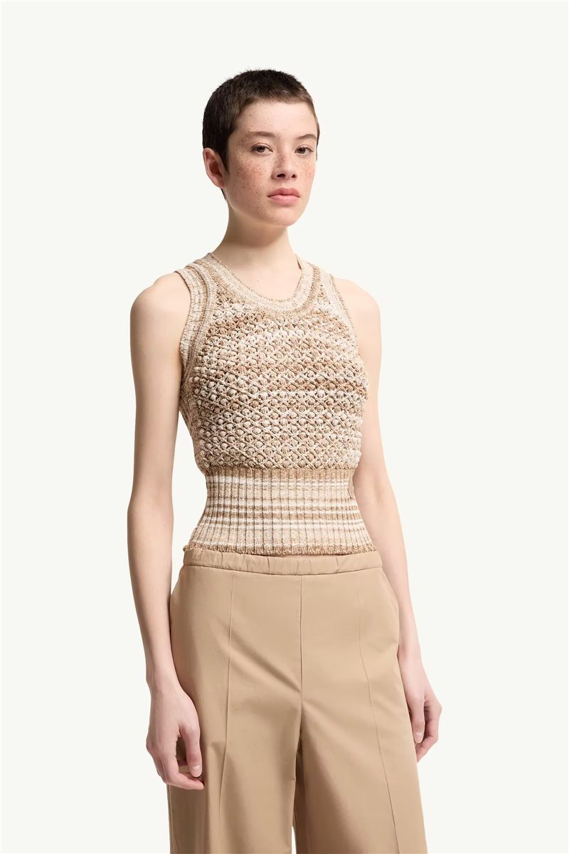 Striped tank top-MONCLER-Verso