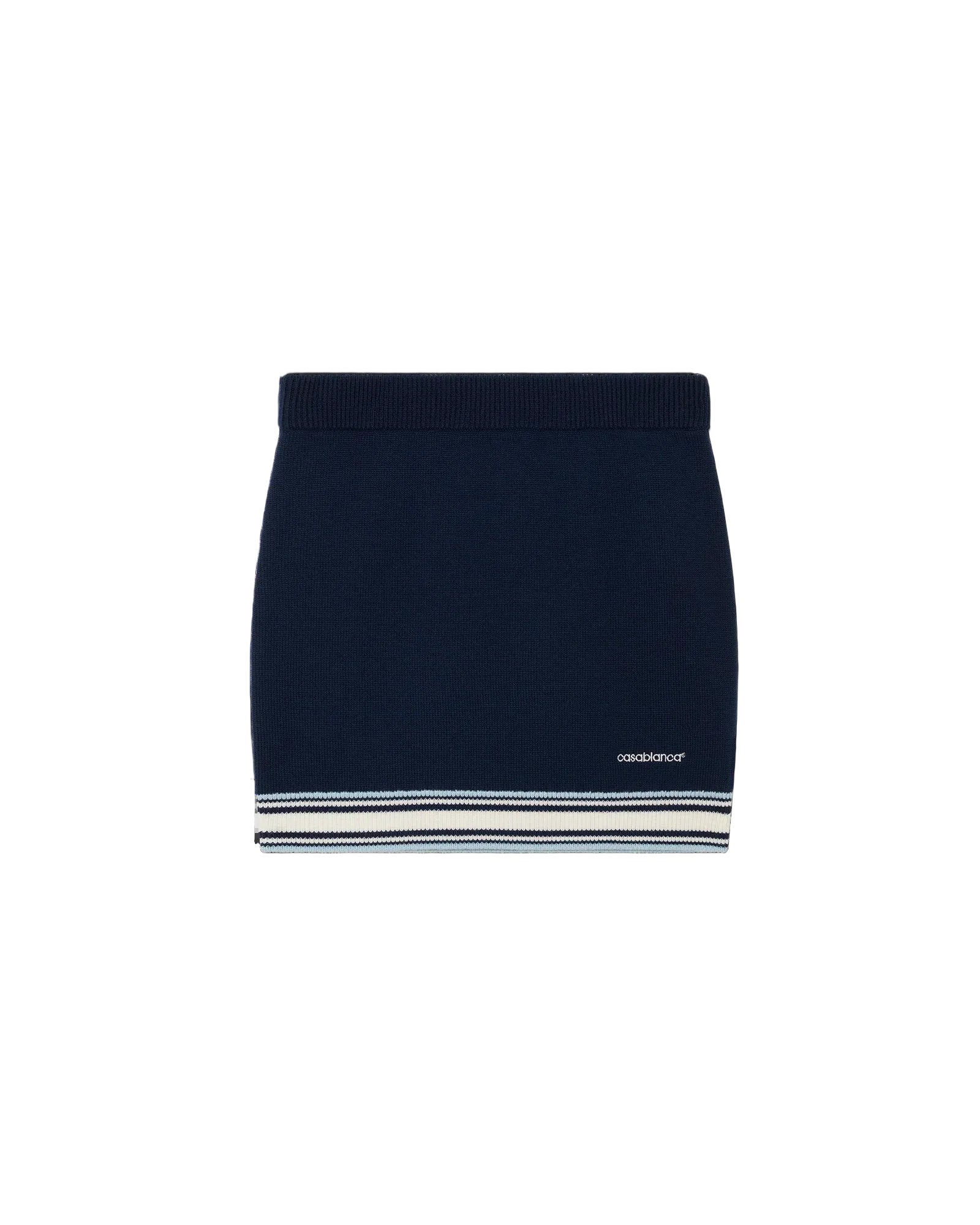 Striped Tennis Skirt-CASABLANCA-Verso