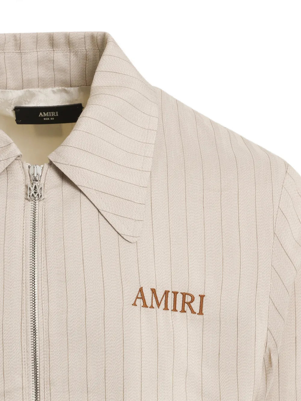 Striped zip-up jacket-AMIRI-Verso