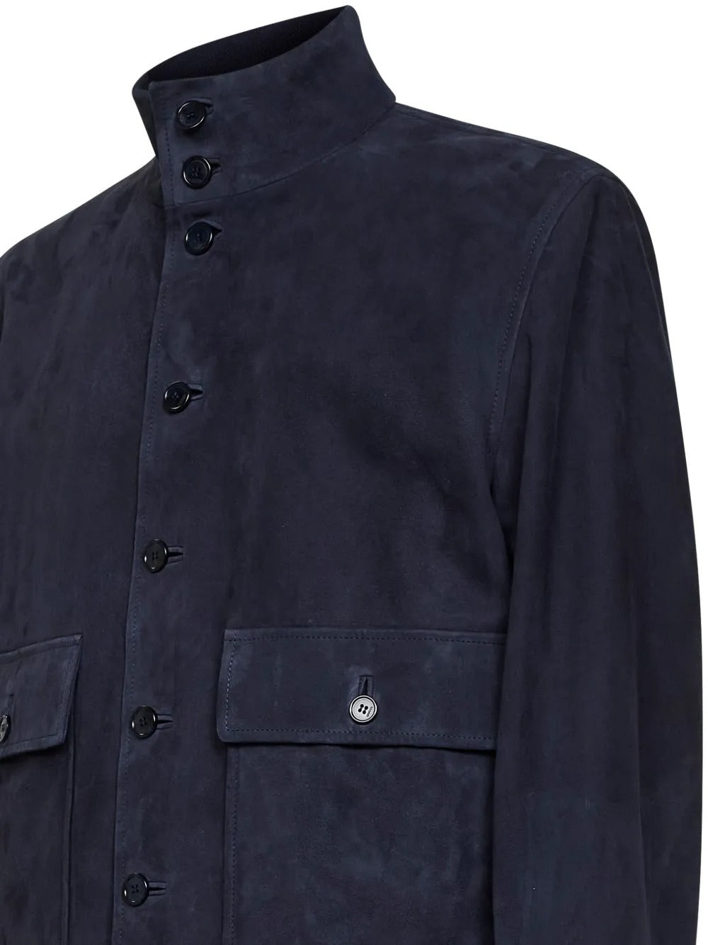 Suede Bomber Jacket-GUCCI-Verso