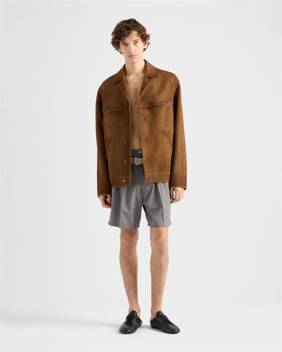 SUEDE JACKET-PRADA-Verso